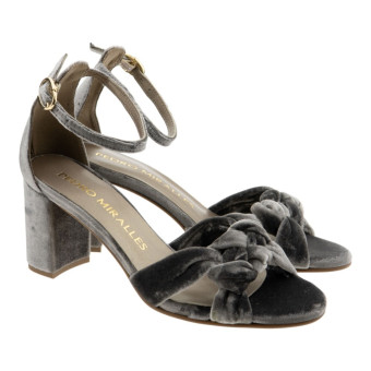 Sandalias fiesta terciopelo Pedro Miralles 29690