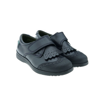 Zapato colegio flecos y velcro Gorila 30210