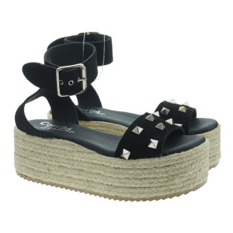 Sandalias plataforma esparto tachuelas Carrile 322