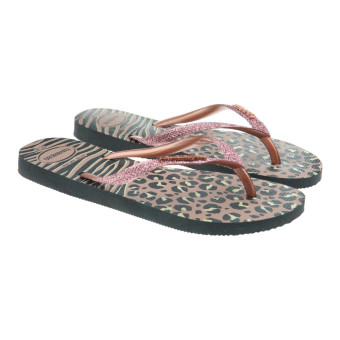 Chanclas piscina animal print y glitter Havaianas 4147964