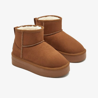 Botas Australianas Conguitos Plataforma 543008 Cuero