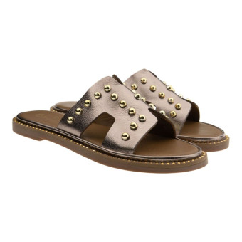 Sandalias pala acero tachas Alpe 5609