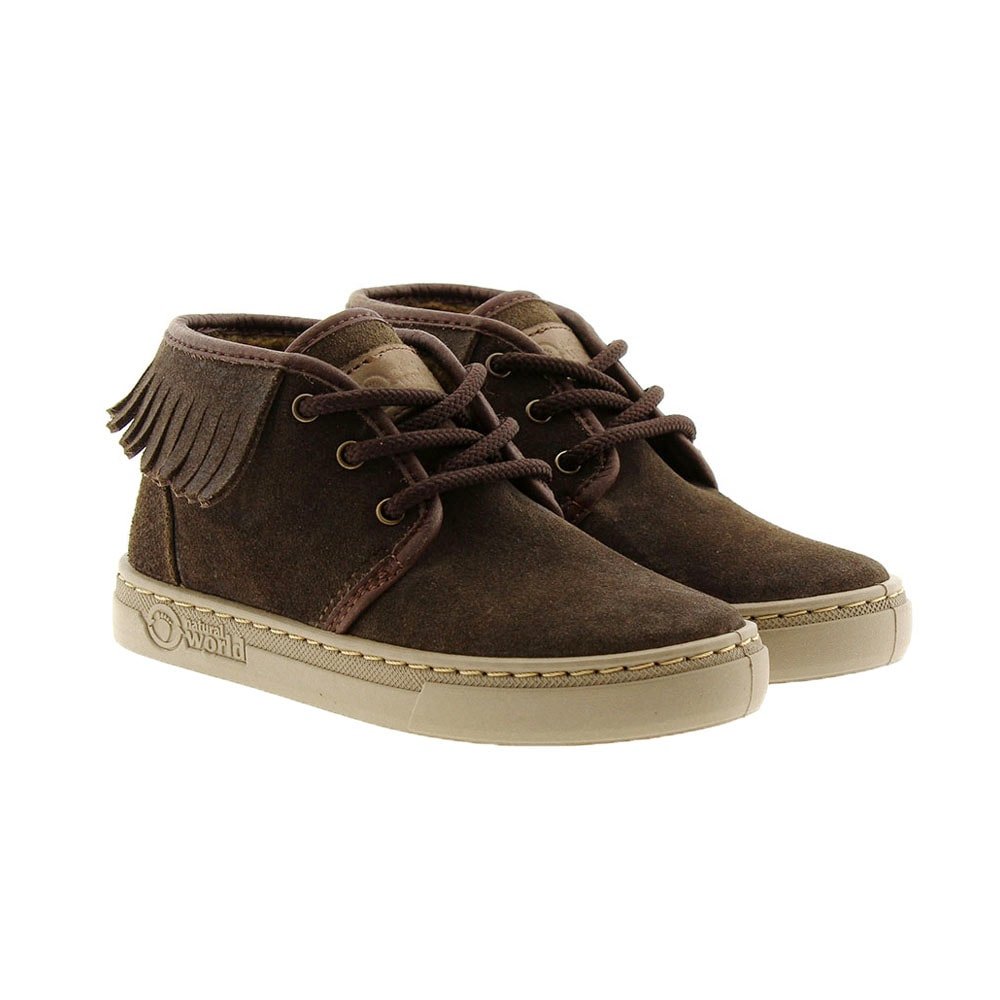 Botas flecos cordón Natural World 6924