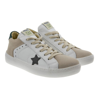 Sneakers niña piel blanca estrella Primigi 6935000