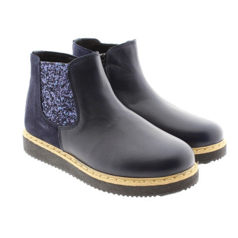 Botín Chelsea brillantina Clarys 8742