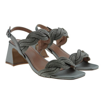 Sandalias Entrelazadas Tacón Bibilou 876Z94HG
