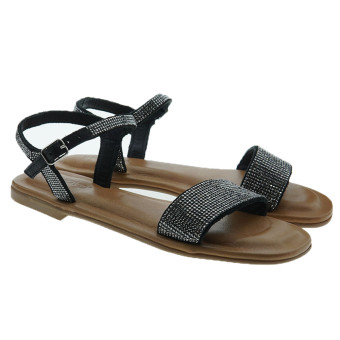 Sandalias planas mujer strass Inuovo 904003