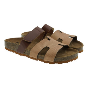 Sandalias planas marrones anatómicas mujer Go Woman 921