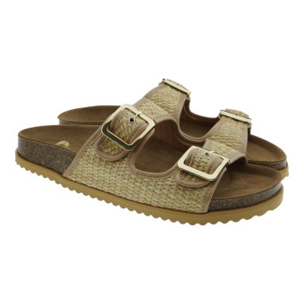 Sandalias planas mujer rafia Tiziana 95