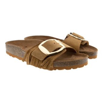 Sandalias pala hebilla y flecos Go Woman 98