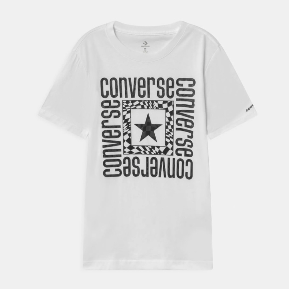 Camiseta algodón estampada niño Converse 9CB387