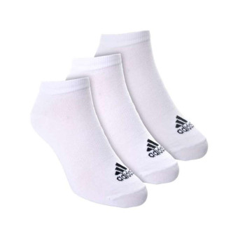 Pack tres calcetines deportivos blancos Adidas AA2285