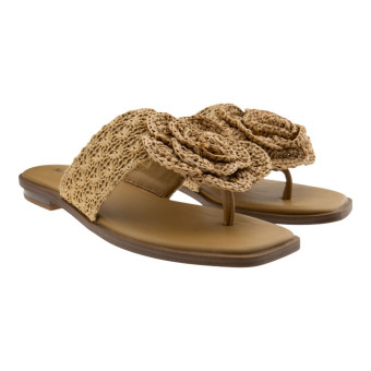 Sandalias dedo mujer flor rafia Noa Harmon ACACIA 10016