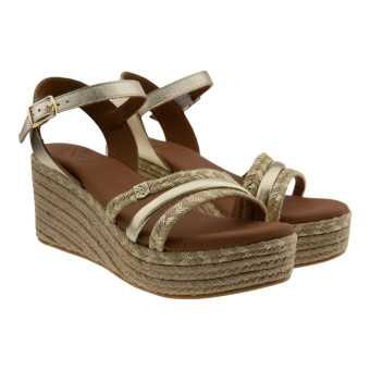 Sandalias cuña trenzadas mujer Popa ALBANY CUERDA