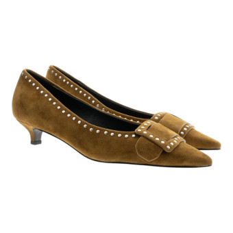 Zapatos salón tacón kitten tachas Bibilou Altair Pump 35