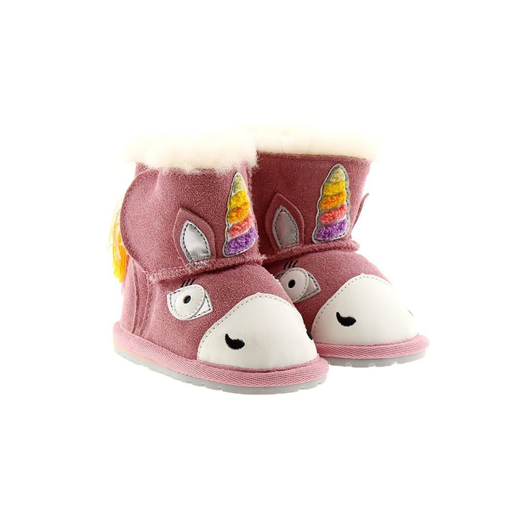 Botas cordero bebé unicornio Emu B12409