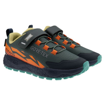 Zapatillas Goretex niño velcro kaki B&G Storm GTX