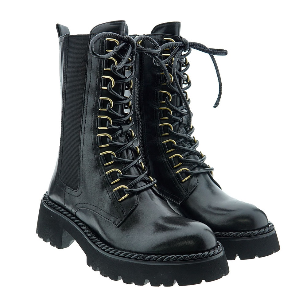 Botines suela track piel cordones Bruno Premi BC3402X