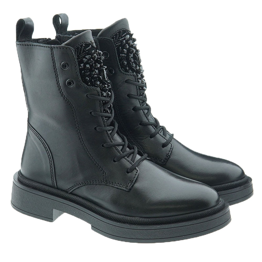 Botines militares mujer adorno joya Vexed Beatrisa