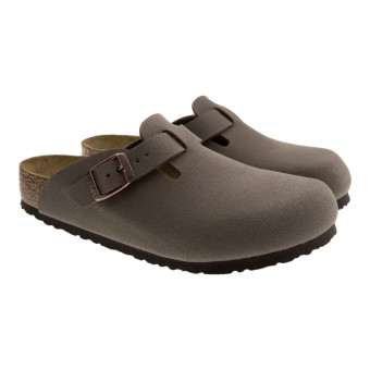 Zuecos Birkenstock niño taupe Boston