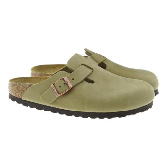 Zueco piel adulto anatómico Birkenstock Boston Oiled