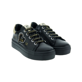 Sneakers niña plataforma corazones Cafenoir C1471