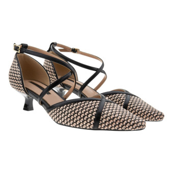 Zapatos tacón bajo mujer diseño cruzado Cafenoir C1HC9221