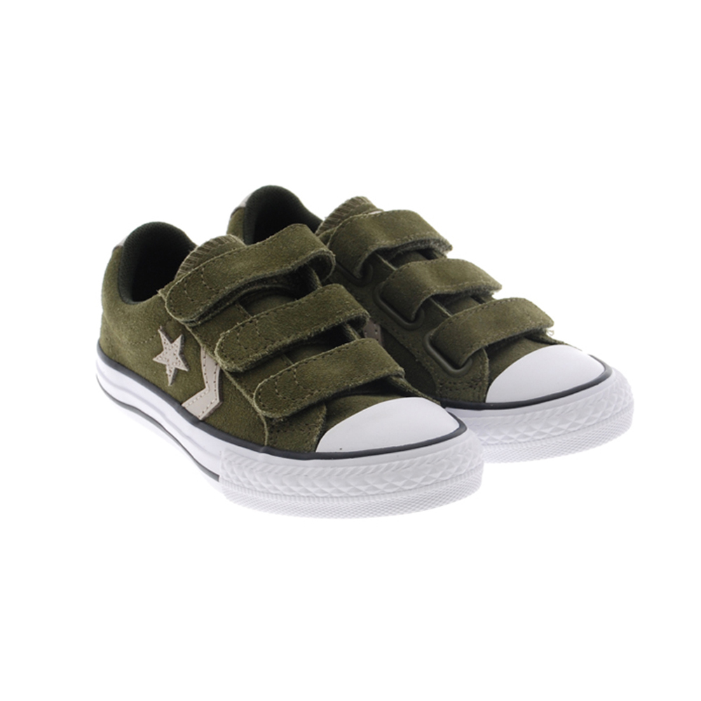 Zapatillas kaki niño Converse C Star Player 348