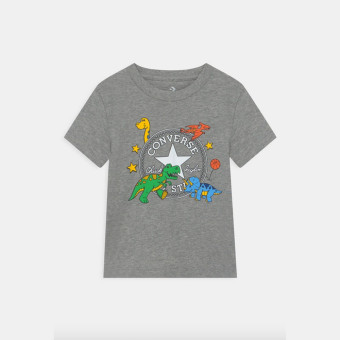 Camiseta algodón dinosaurios Converse CB817