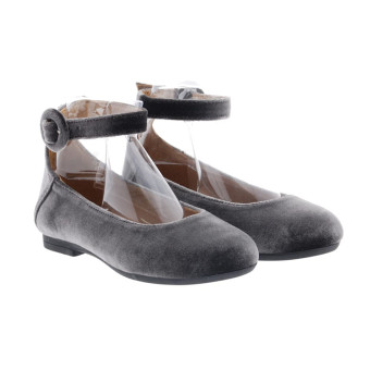 Bailarinas lace up terciopelo Unisa Cheto