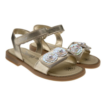 Sandalias doradas niña velcro Primigi Chris