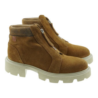Botines Popa Serraje Cuero Cremallera Ciner 