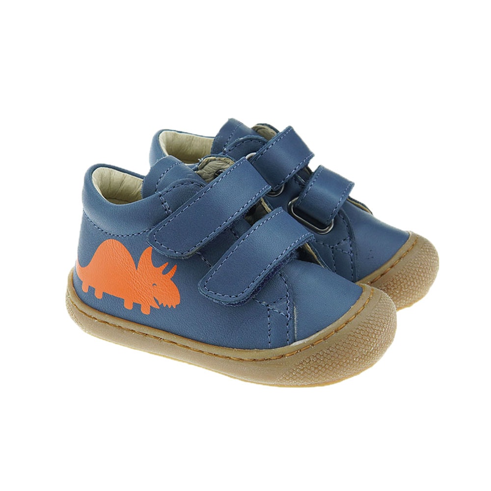 Zapatillas piel estampados doble velcro Naturino Cocoon VL