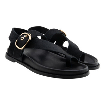Sandalias Dedo Mujer Hebilla Dorada Inuovo D51014
