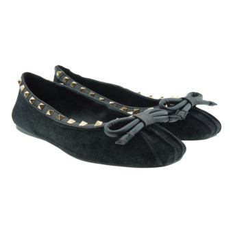 Bailarinas mujer Raso Tachuelas Doradas Venezianas D53-1787K