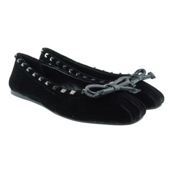 Bailarinas Venezianas Terciopelo Tachuelas y Lazo D53-815