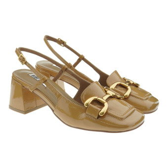 Zapato destalonado tacón charol Bibilou Dennis 574Z21VK