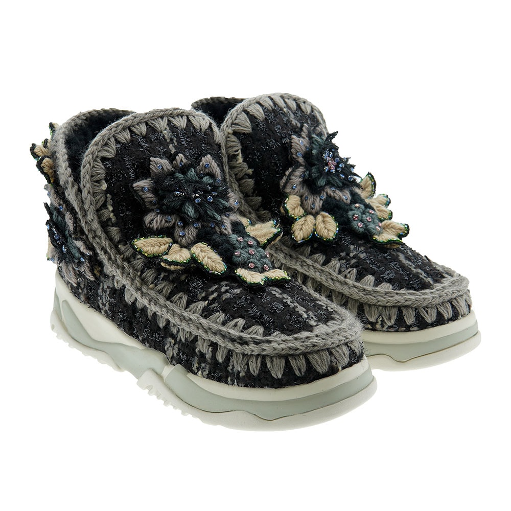 Sneakers mujer esquimal adorno bordado Mou Esk Trainer