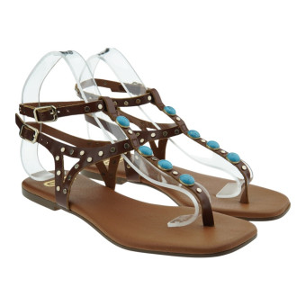 Sandalias cuero romanas Go Woman Estela B