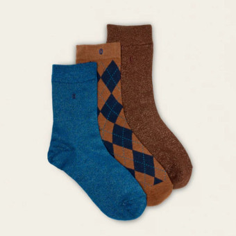 Caja calcetines mujer rombos Moustache Fant2058