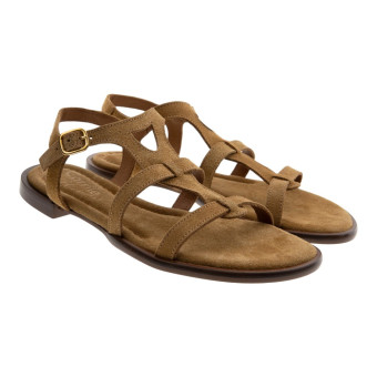 Sandalias planas mujer ante cuero Carrile Women Gala