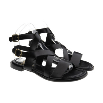 Sandalias negras piel romanas Carrile Women Gisla
