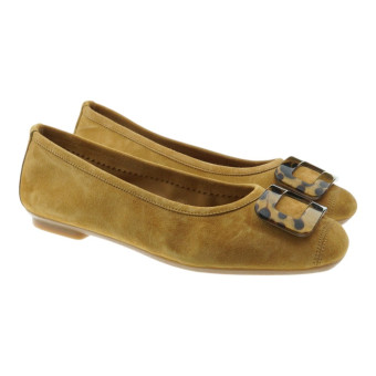 Bailarinas Ante Camel Reqins Halmane Cuir 