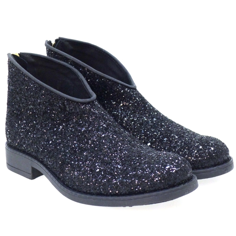 Botines camperos glitter Twin Set HS58AN Outlet