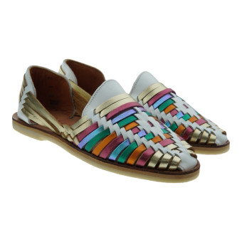 Sandalias mujer tiras Mapache Ibarra
