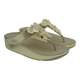 Sandalias doradas dedo cuña FitFlop IG9-675