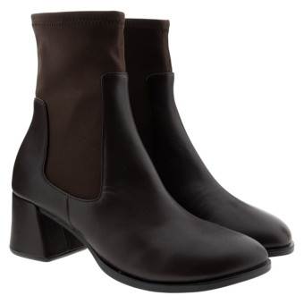 Botines piel tacón caña elástica Camper K400836