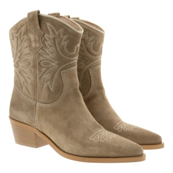 Botines camperos ante tacón bajo Vexed Laxe 7493