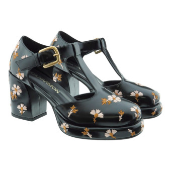 Zapatos tacón Noa Harmon bordado floral Lil Theodora 98