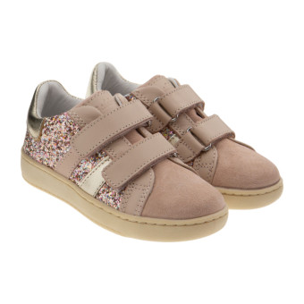 Zapatillas niña rosas velcro Balducci Lynn1030